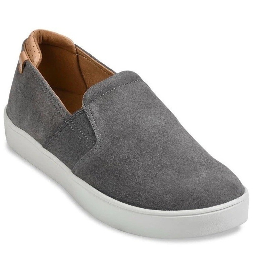 Spenco Loafer Iron Gate Suede Mens 10 D EUR 44 D Arch Support Shoe New